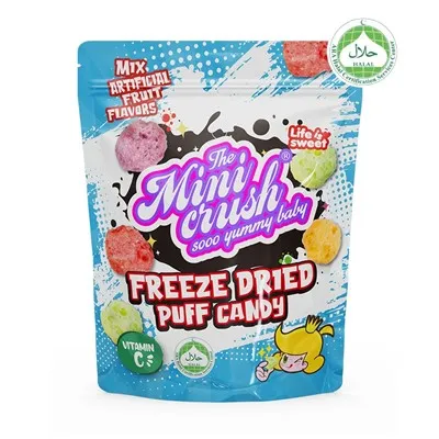 Membekukan puffs rangup kering